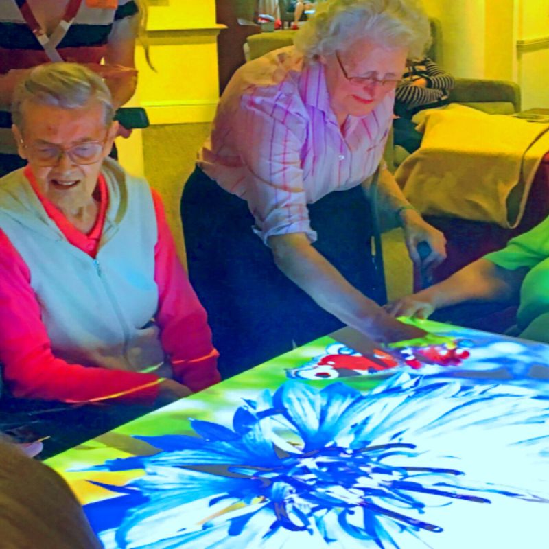 Budii Eldercare Interactive Activity Projector Unit
