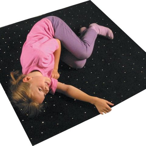 1m Sq Fibre Optic Carpet including Light Source - Interactive Sensory Toy