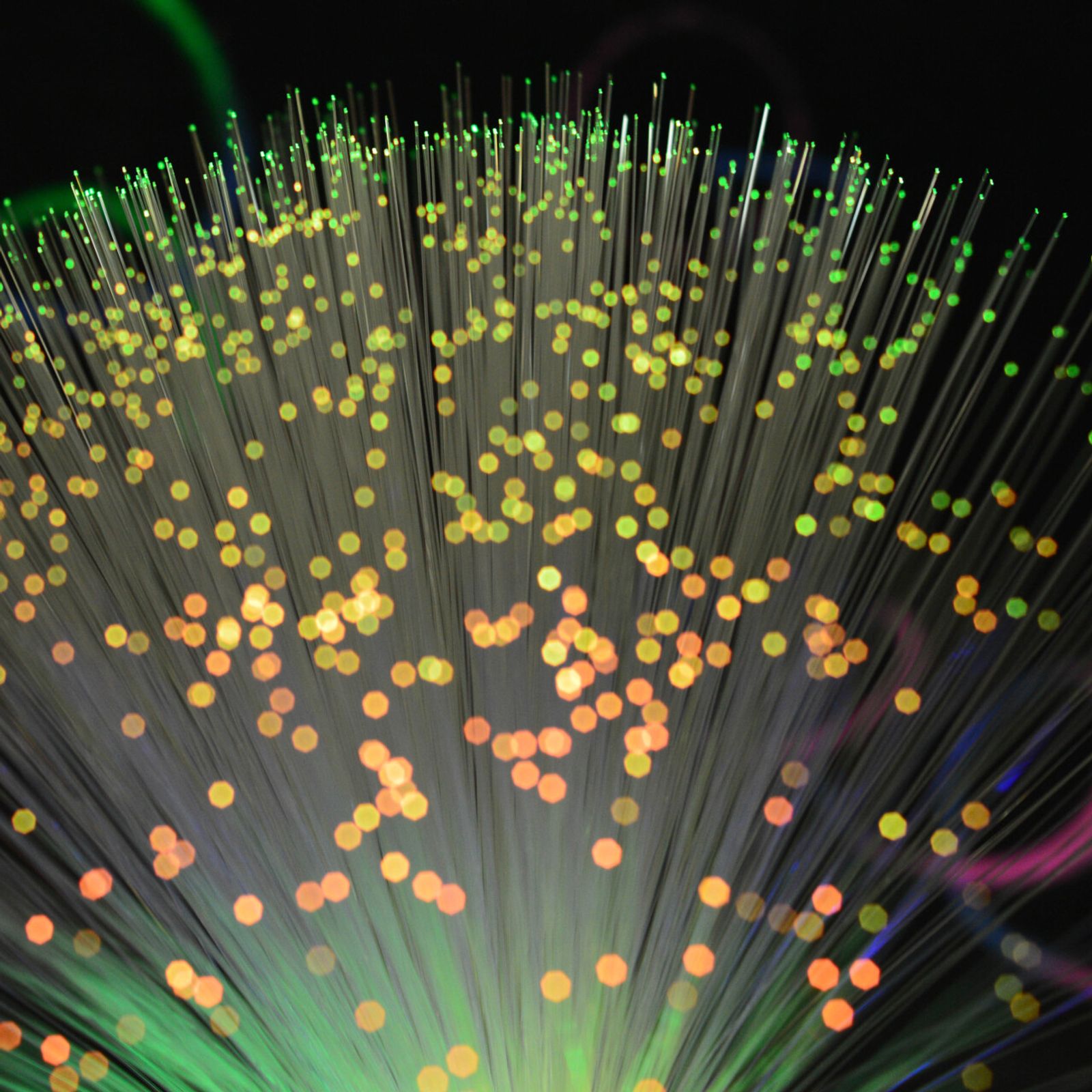 Fiber Optic Light Plume 