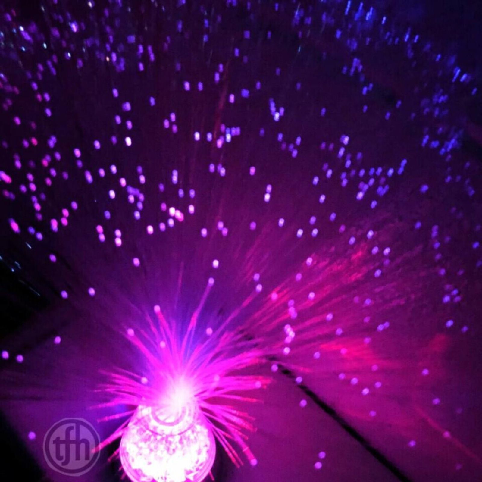 Fiber Optic Light Plume 