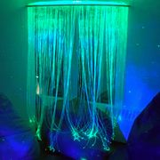 Corner Fibre Optic WaterFall Shelf