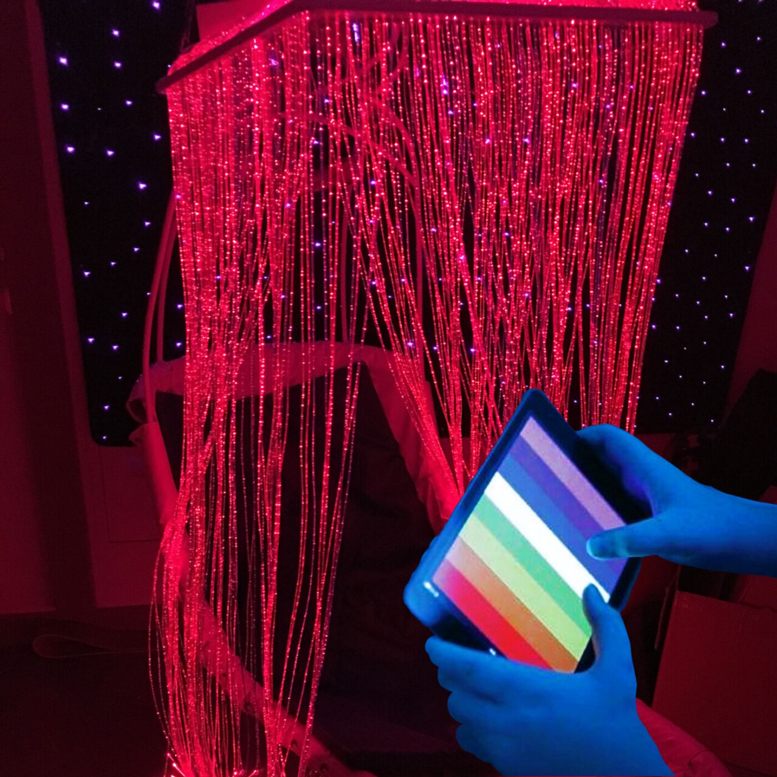 Fiber Optic Waterfall