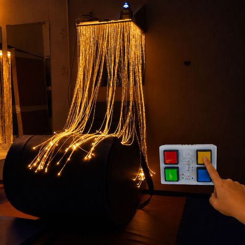 Fibre Optic Ceiling Waterfall, Simple Control Box