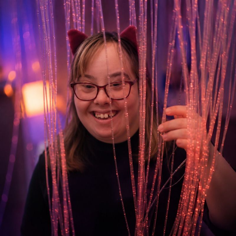 Fibre Optic, Waterfall Ceiling Suspended