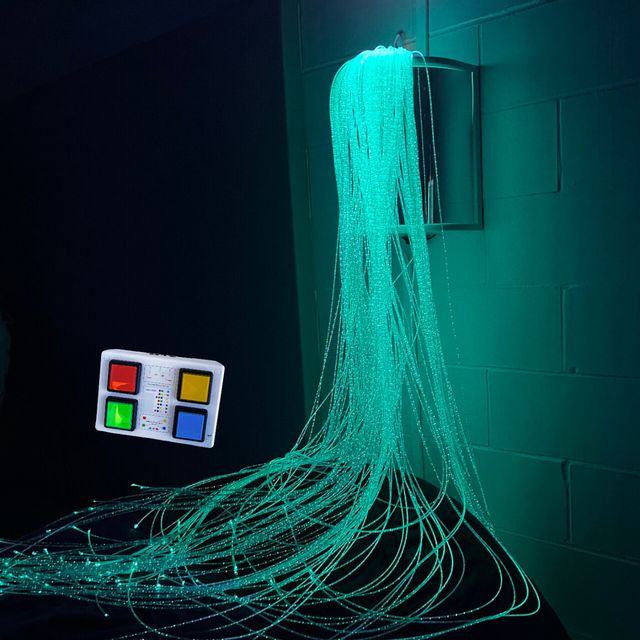 Transparent Fibre Optic Shelf