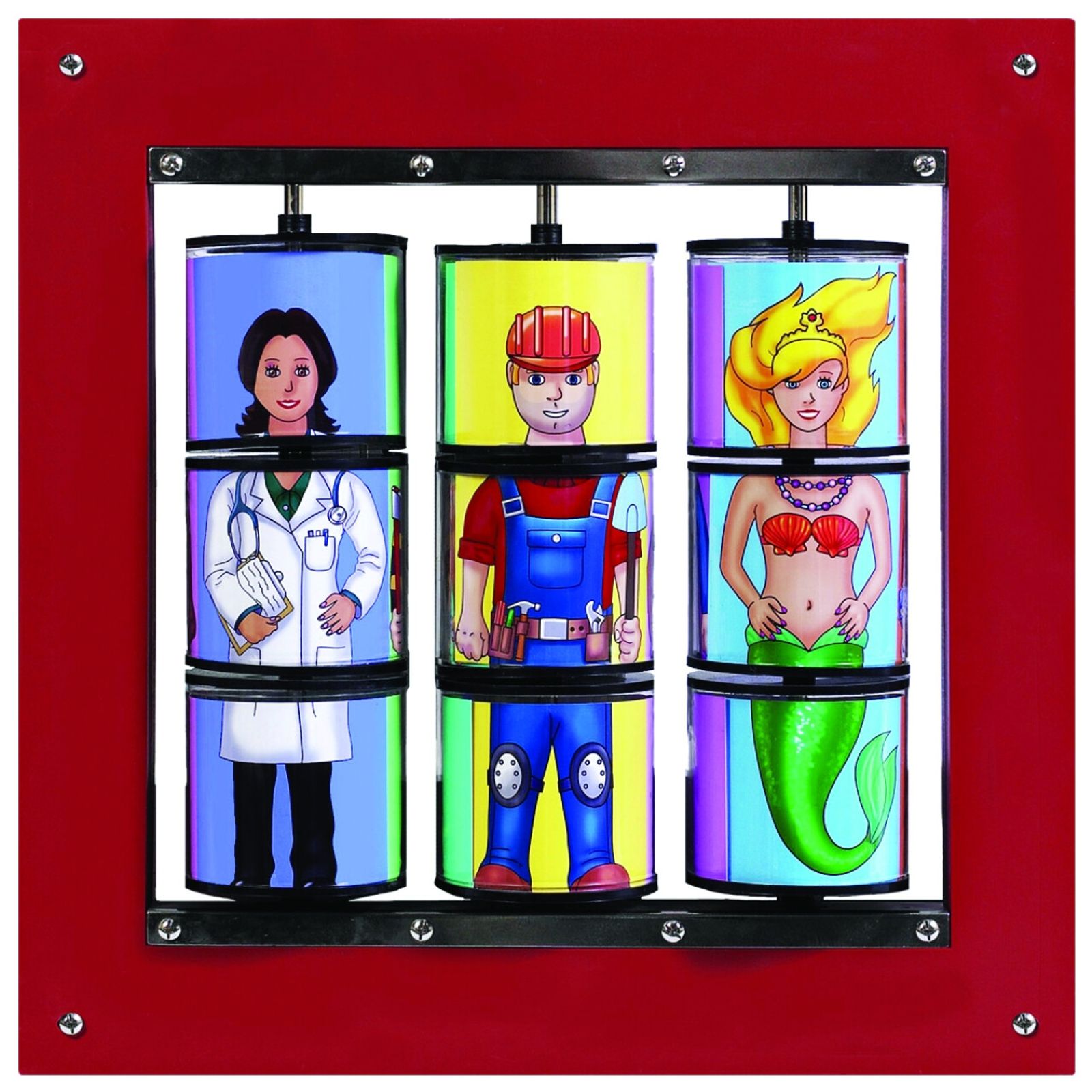 Funny People Twister Panel - Development Sensory Toy