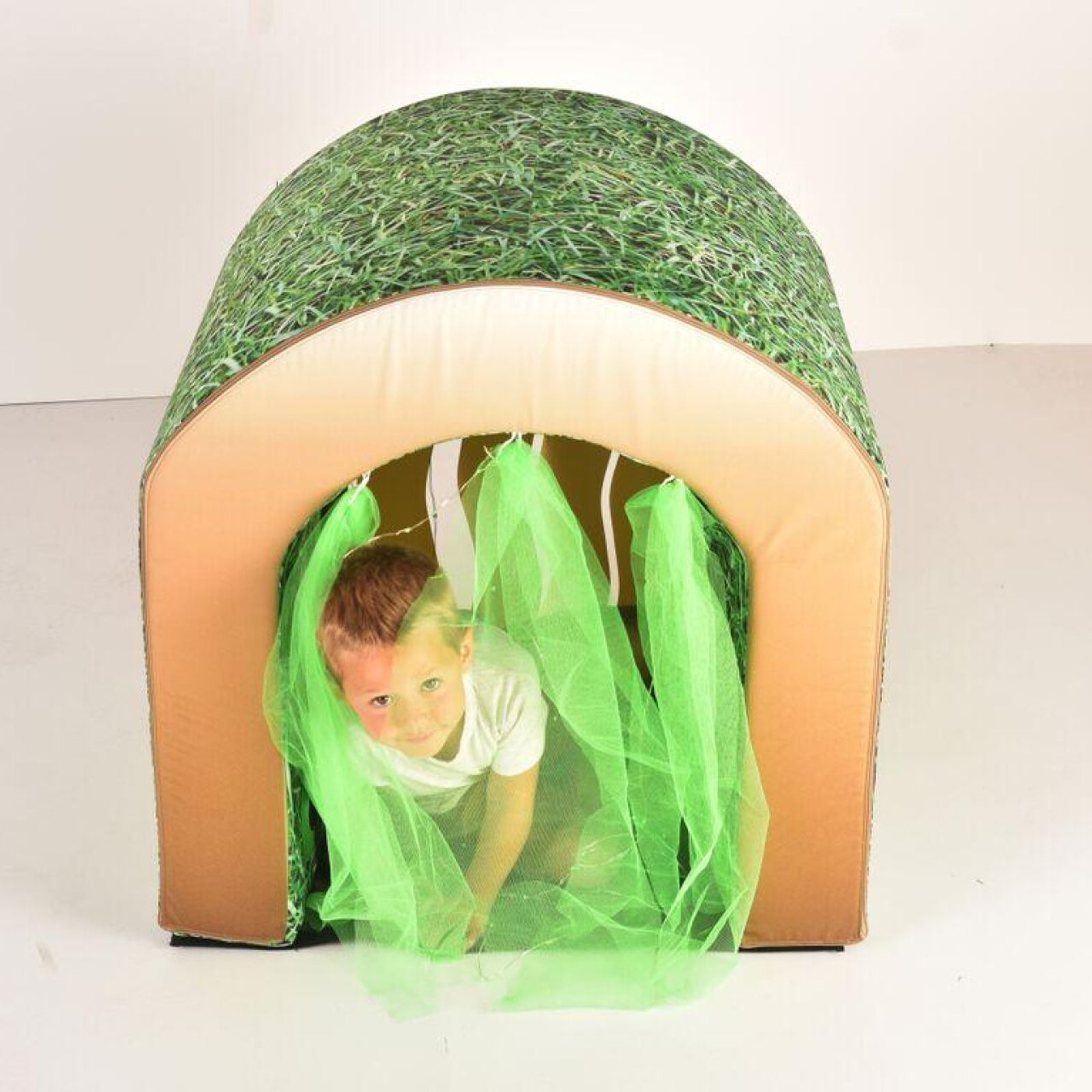 Giant Sensory Grass Look Tunnel - LIMITED SUPPLY