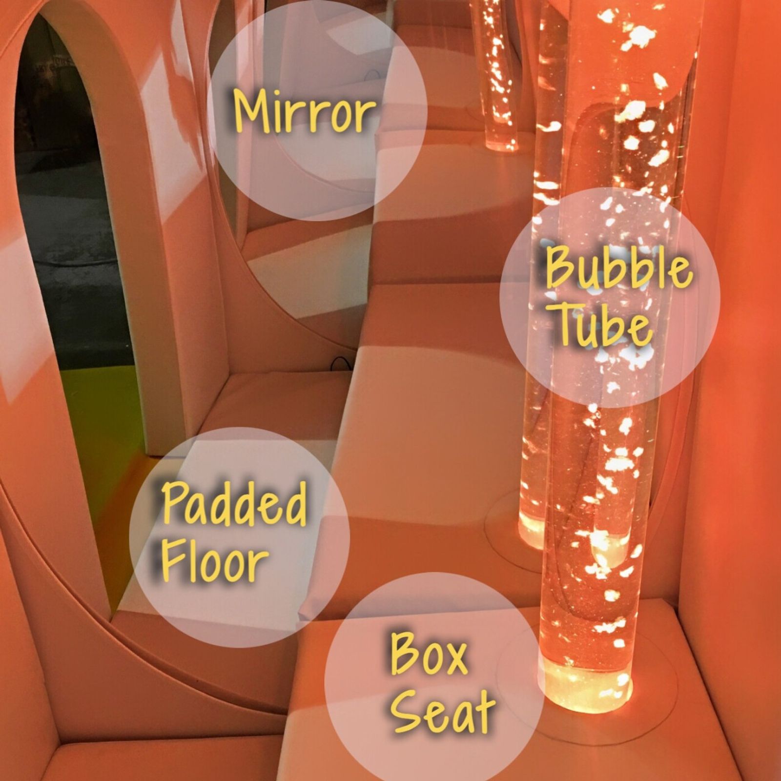 Soft & Safe Mirrored Sensory Den