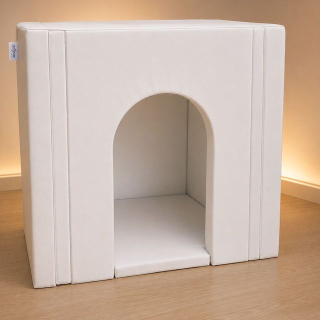 Soft & Safe Mirrored Sensory Den – Foldable Sensory Hideaway with Safe Acrylic Mirrors