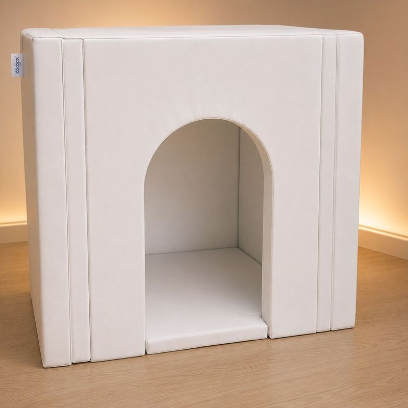 Soft & Safe Mirrored Sensory Den – Foldable Sensory Hideaway with Safe Acrylic Mirrors