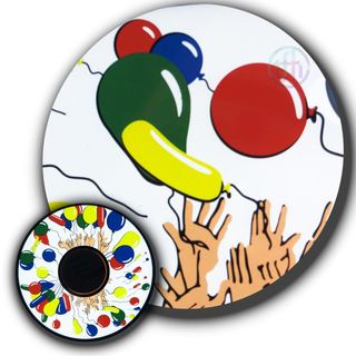 Effects Wheel, Colourful Party Balloons