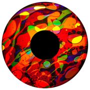 Effekthjul Vätskor Flerfärgad