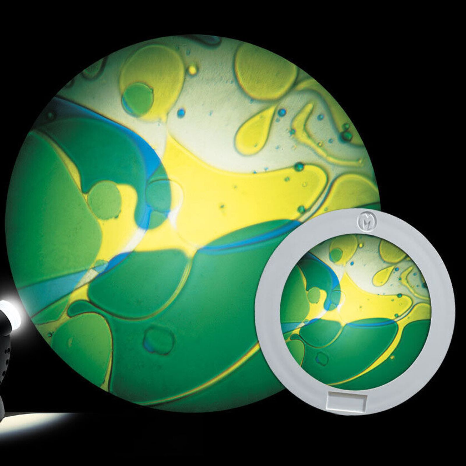 Vätskehjul Spaceprojektor - Blå/Gul