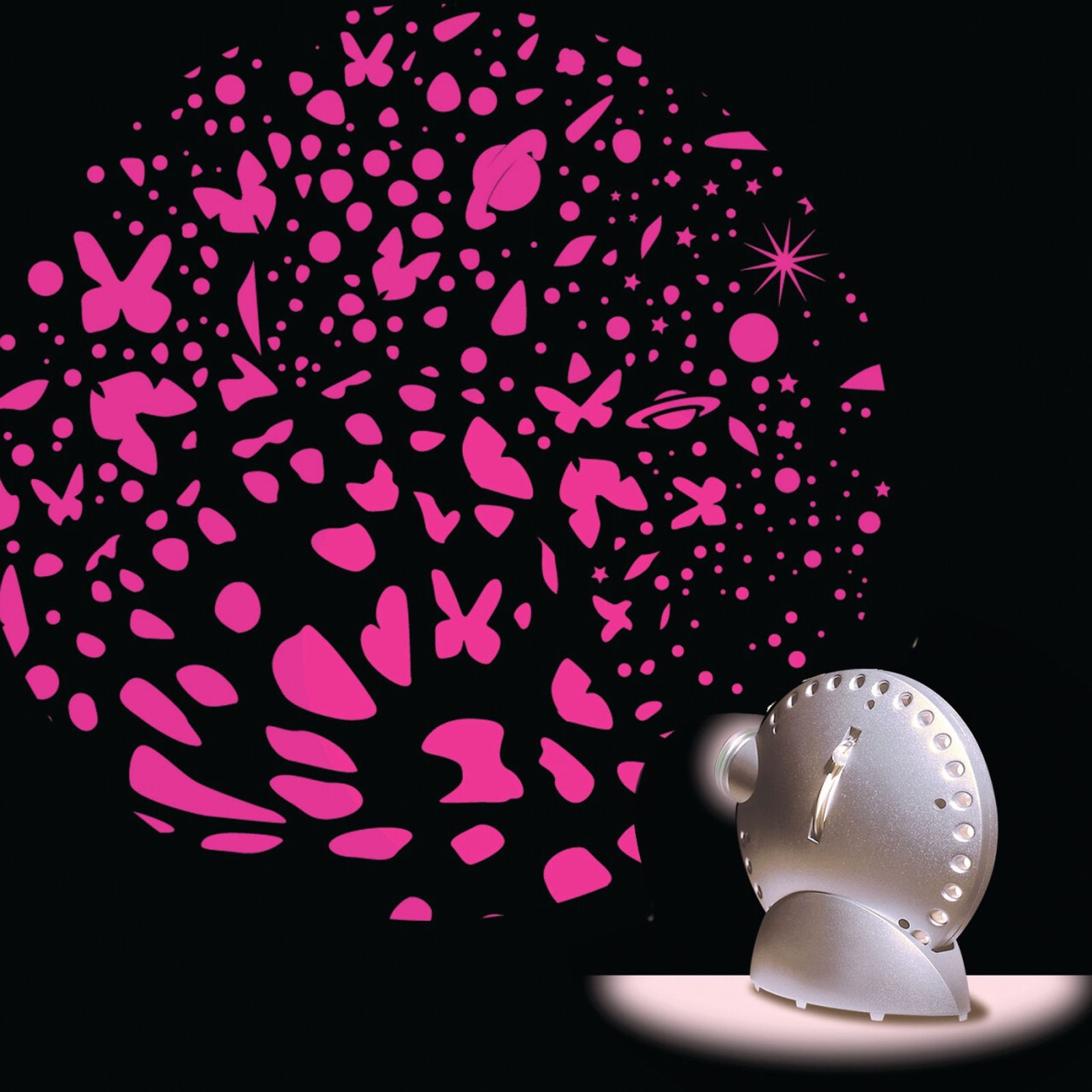 Effekthjul Spaceprojektor - 4 st grafiska hjul 