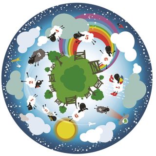 Slimline Projector - Counting Wheel Sheep