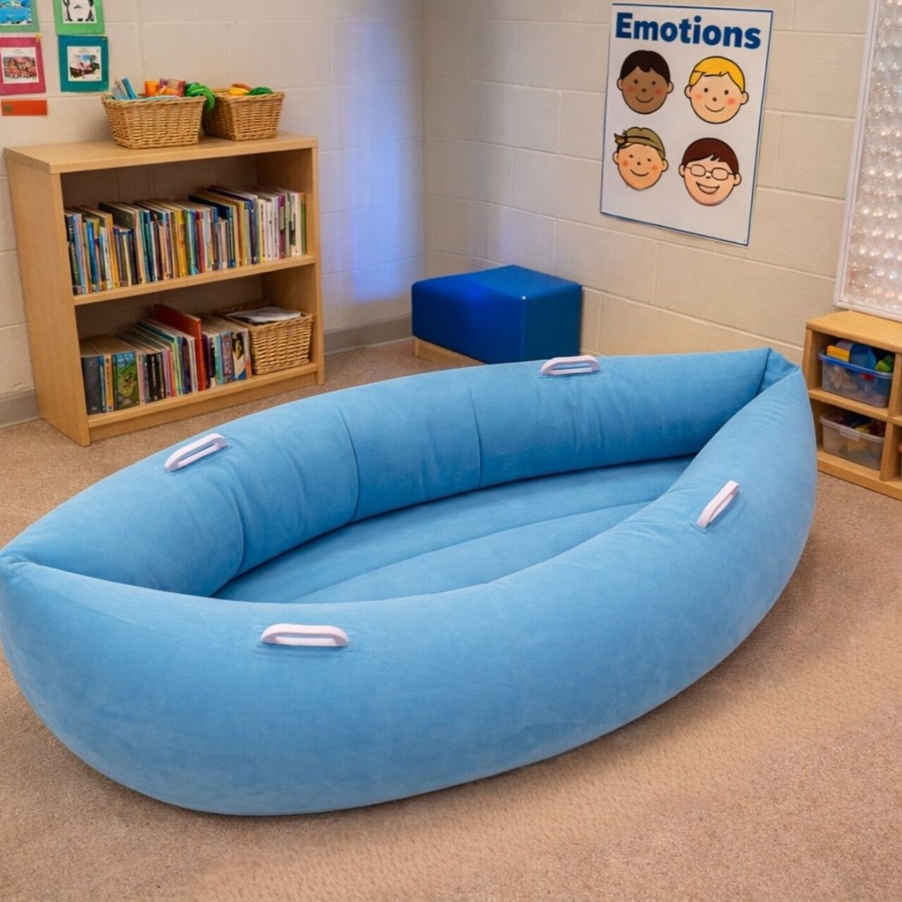 TFH Calming Cocoon Deep Pressure Pea Pod | Sensory Compression Pod for ...