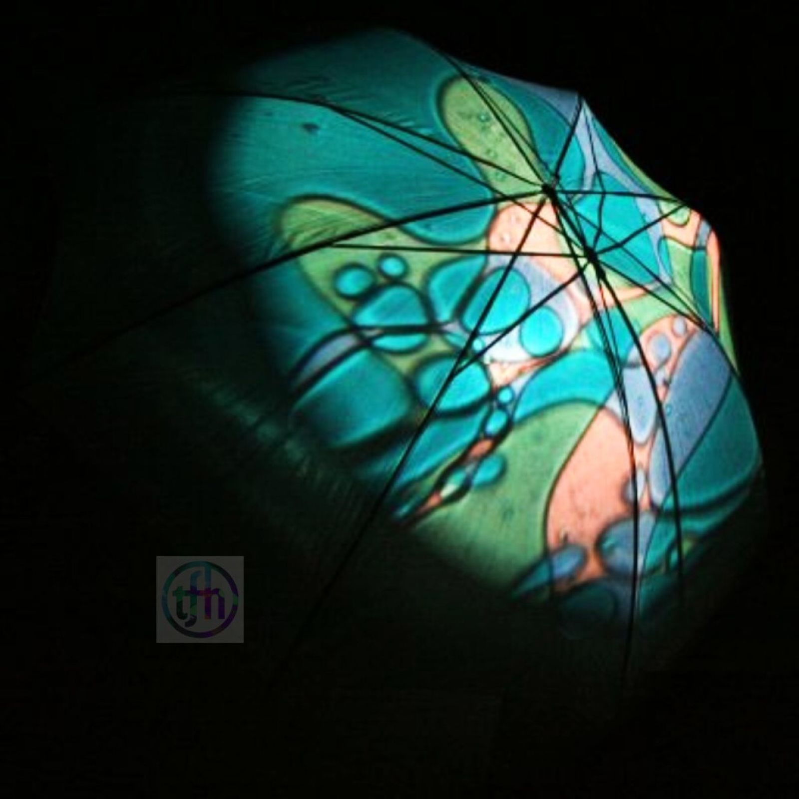 Sensory Room Projection White Umbrella