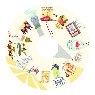 6 Inch Projector Wheel - Who Killed Cock Robin Scene