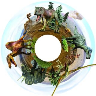 6 Inch Projector Wheel - Dinosaurs Scene