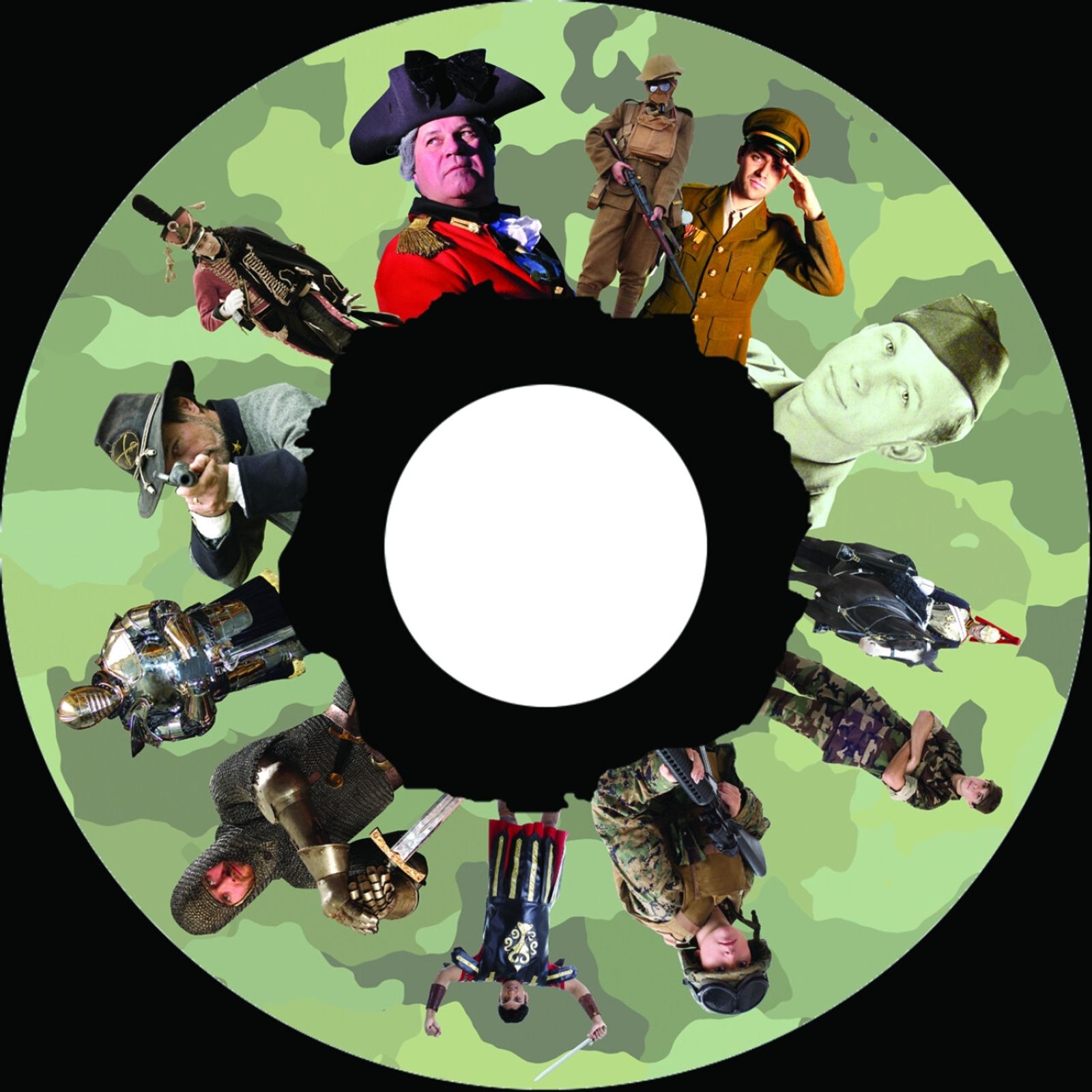 6 Inch Projector Wheel - Soldiers Scene