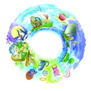 6 Inch Projector Wheel - Owl and the Pussy Cat Scene