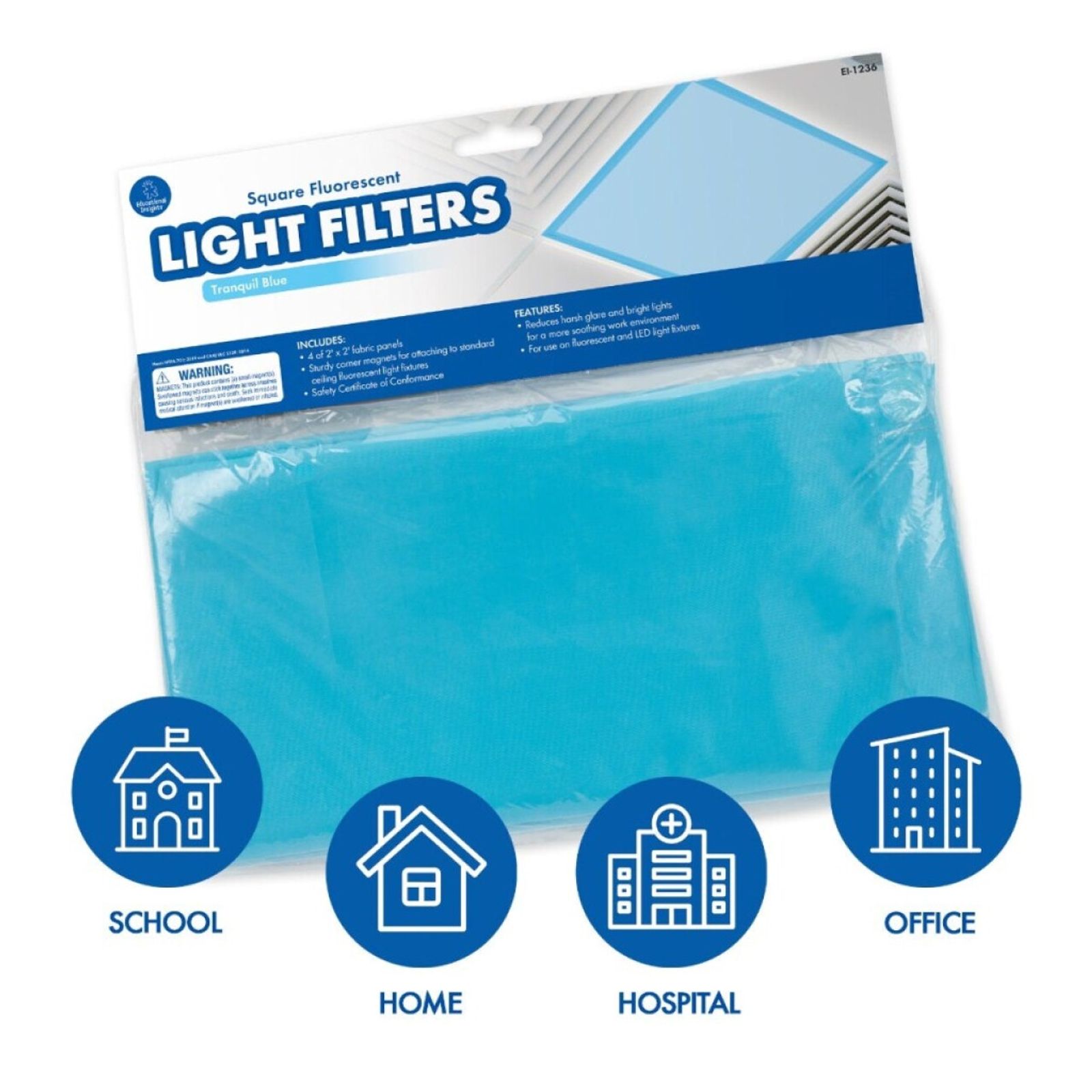 Square Fluorescent Light Filters - LIMITED SUPPLY
