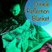 Large Crinkly Reflection Mirror Blanket