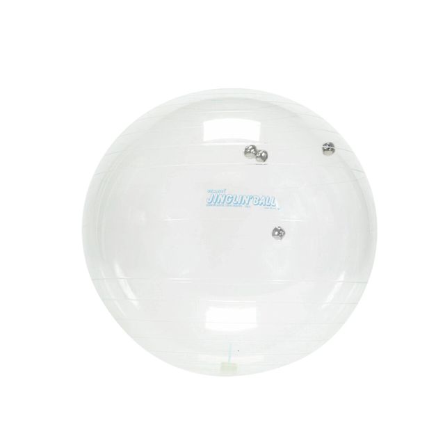 Boll med bjällra Transparent Ø 50 cm