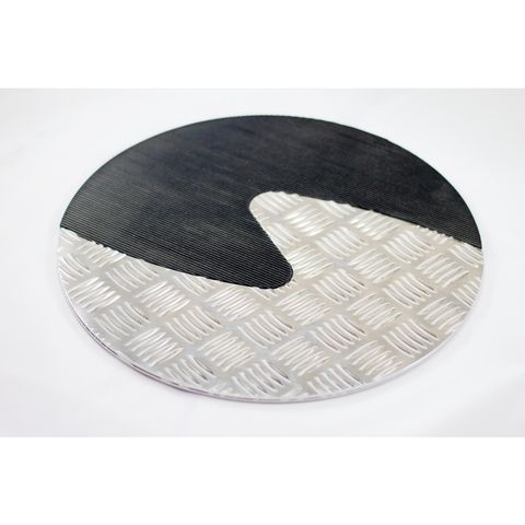 Tactile Circles - Black & Silver LIMITED SUPPLY