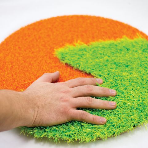 Tactile Circle Green & Orange - LIMITED SUPPLY