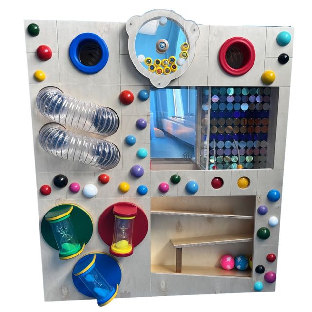 Clear Swirl Glitter Ball Set