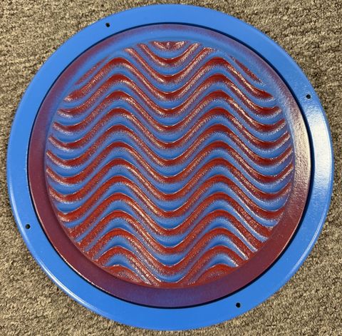 Tactile Wall Spinner - Blue