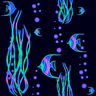 Glow Fish UV Carpet