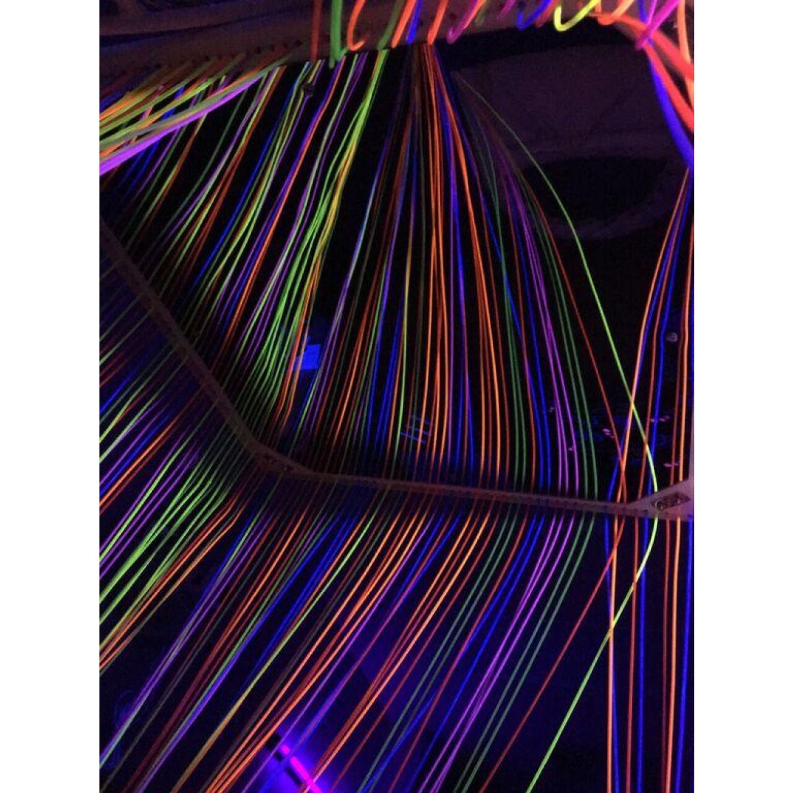 Fiber Optic Suspended Waterfall Lights