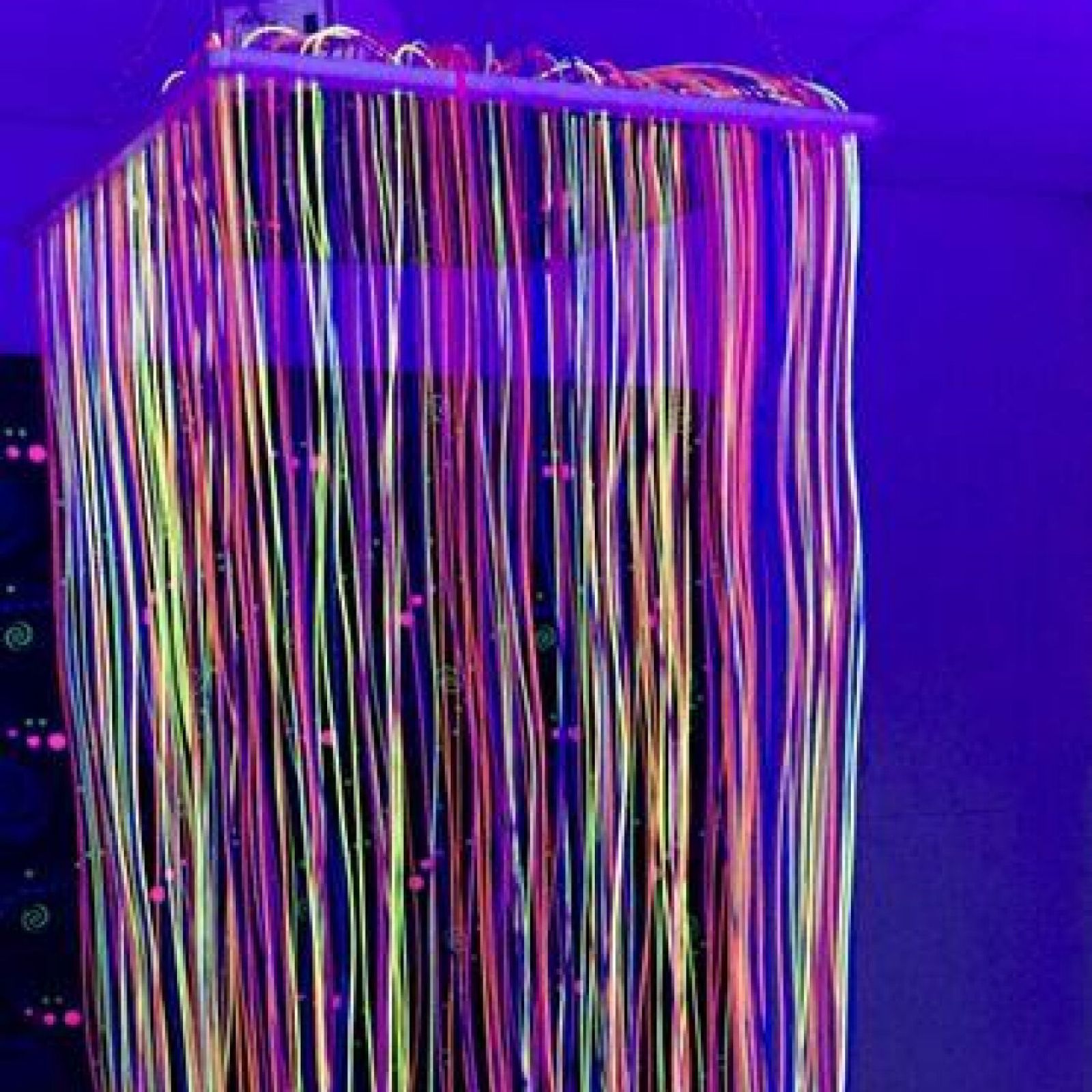 Fiber Optic Suspended Waterfall Lights