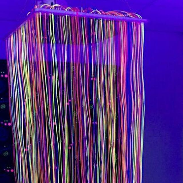 Fiber Optic Suspended Waterfall Lights