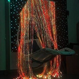 Fiber Optic Suspended Waterfall Lights