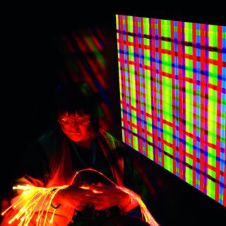 UV-matta flätad
