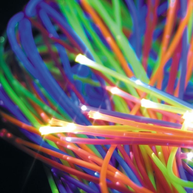 Ultra Violet, Fibre Optic Tails with Light Source