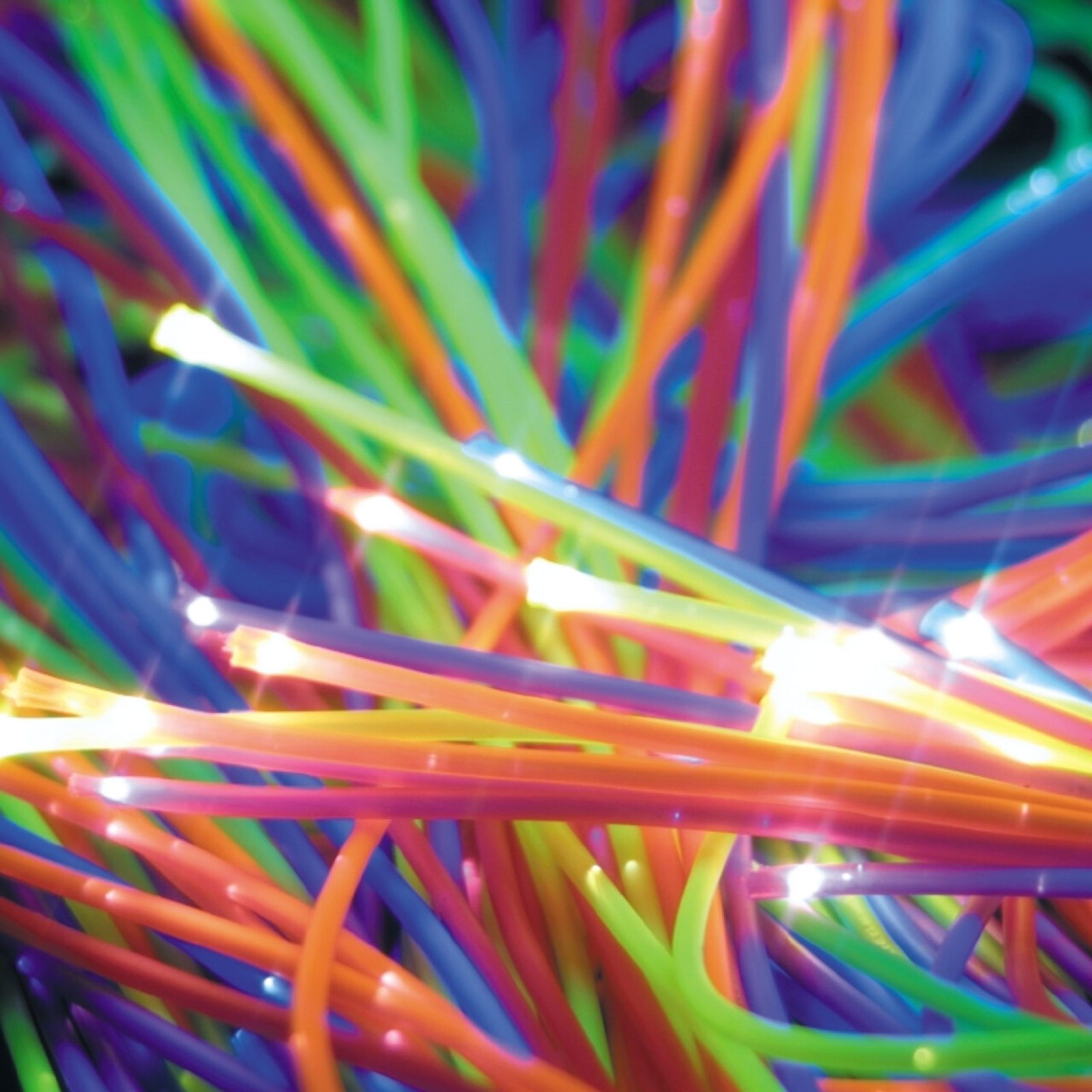 UV Fiberoptik 100 trådar 2 m inkl ljuskälla