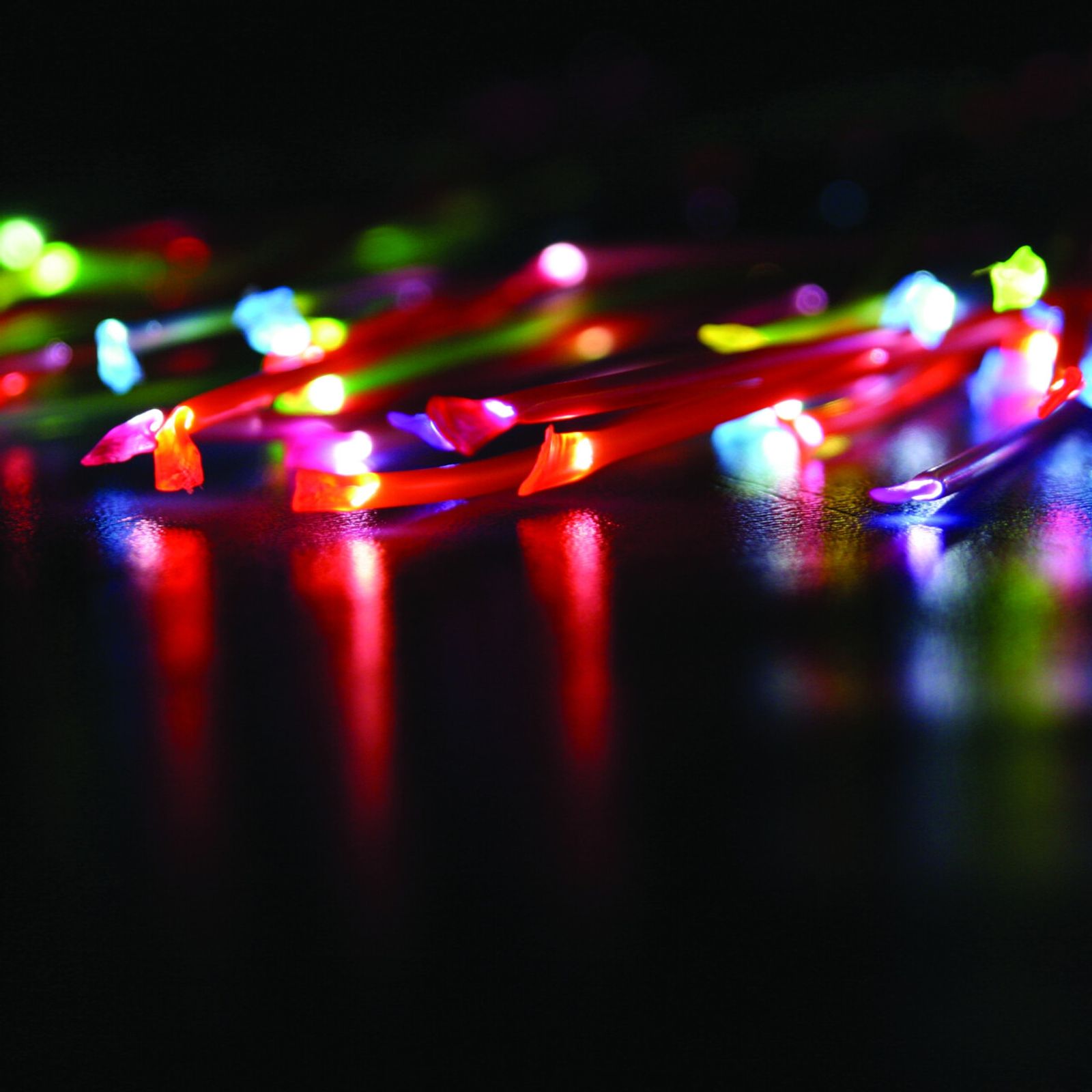 UV Fiberoptik 100 trådar 2 m inkl ljuskälla