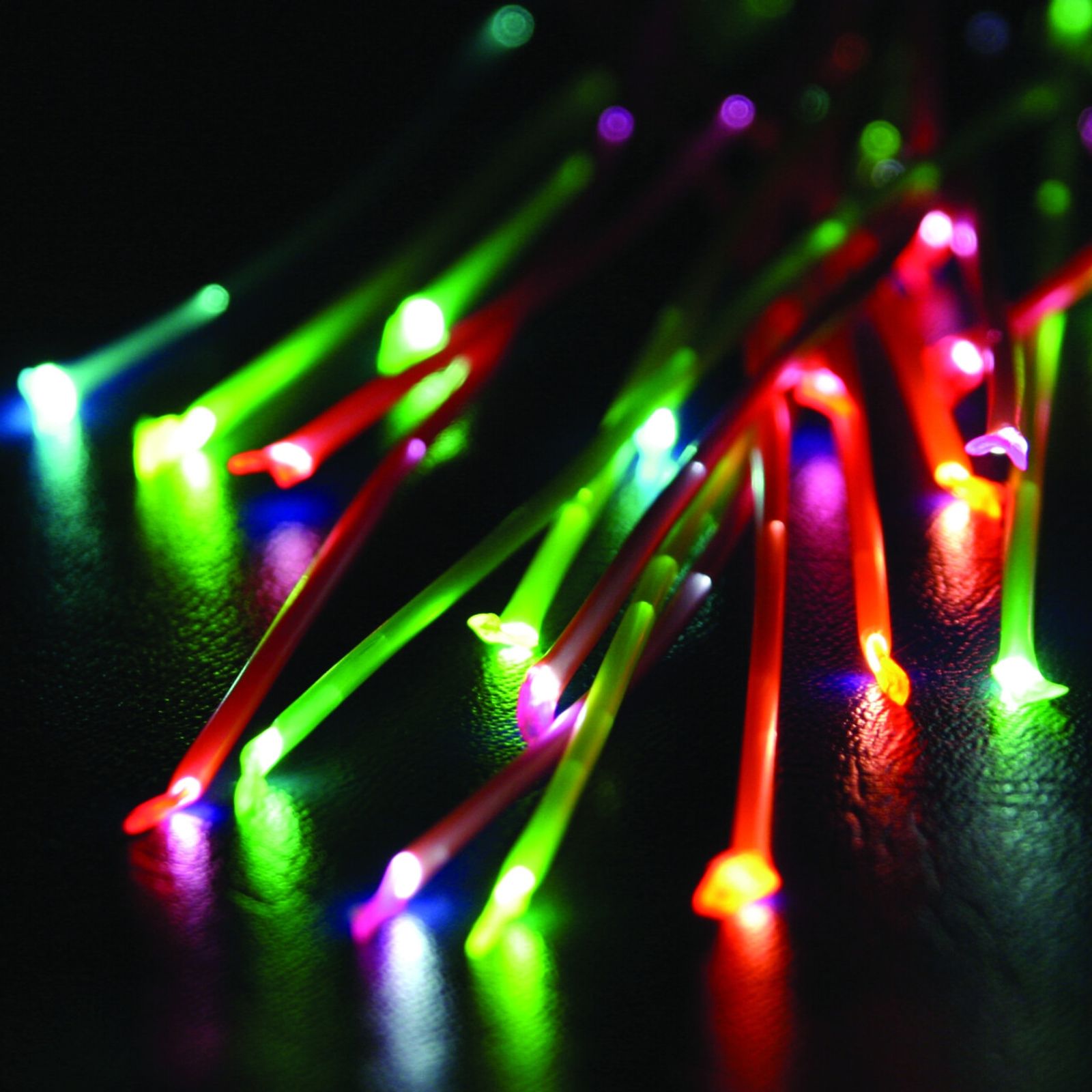 UV Fiberoptik 100 trådar 2 m inkl ljuskälla