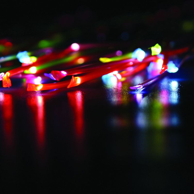 Ultra Violet, Fibre Optic Tails with Light Source