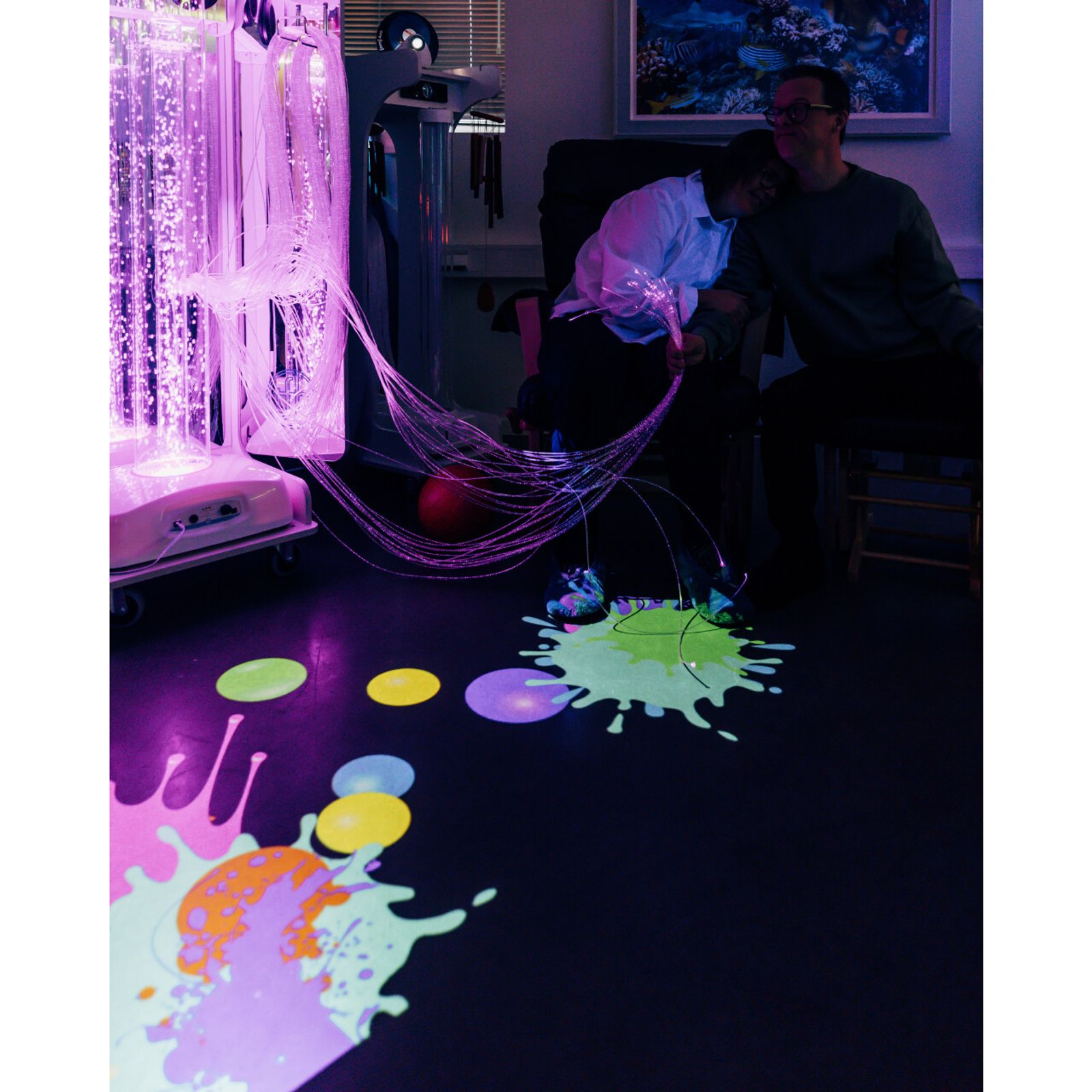 Rullande Mobilt Sinnesrum  - Vecta Budii med Bubbelrör