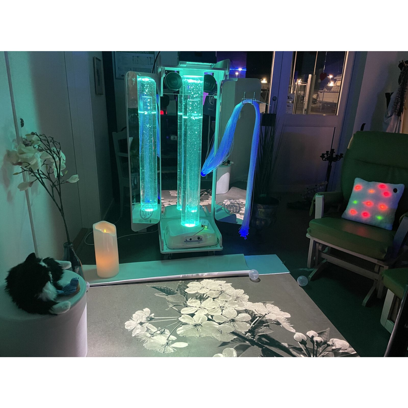 Rullande Mobilt Sinnesrum  - Vecta Budii med Bubbelrör