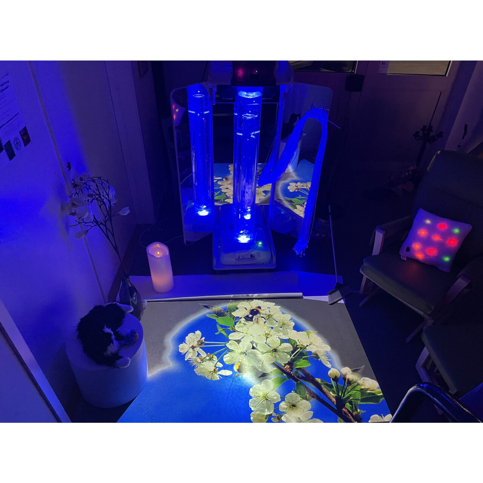 Rullande Mobilt Sinnesrum  - Vecta Budii med Bubbelrör