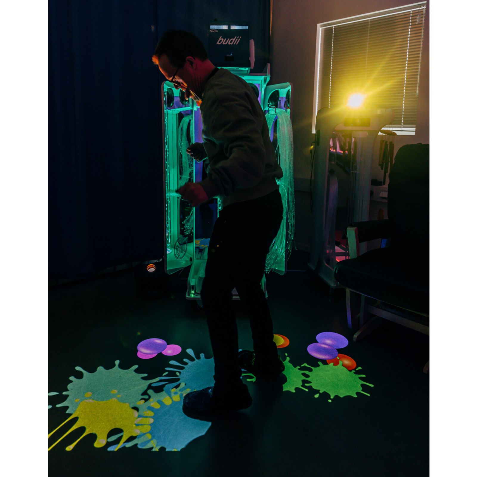 Rullande Mobilt Sinnesrum - Vecta Budii med Luftrör Hurricane