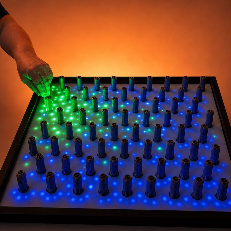 Electro Wobble Garden Interactive Sensory Wall Panel