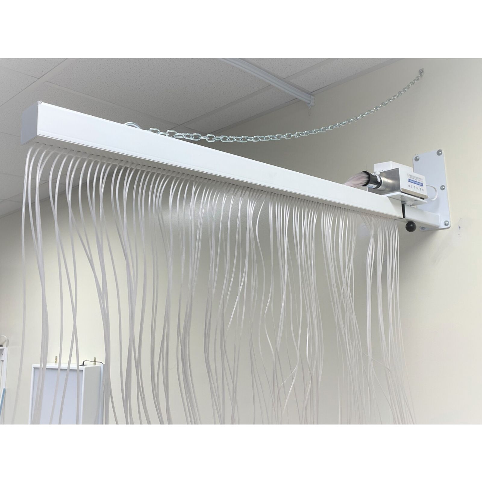 Fiber Optic Curtain on Adjustable Wall Bracket 