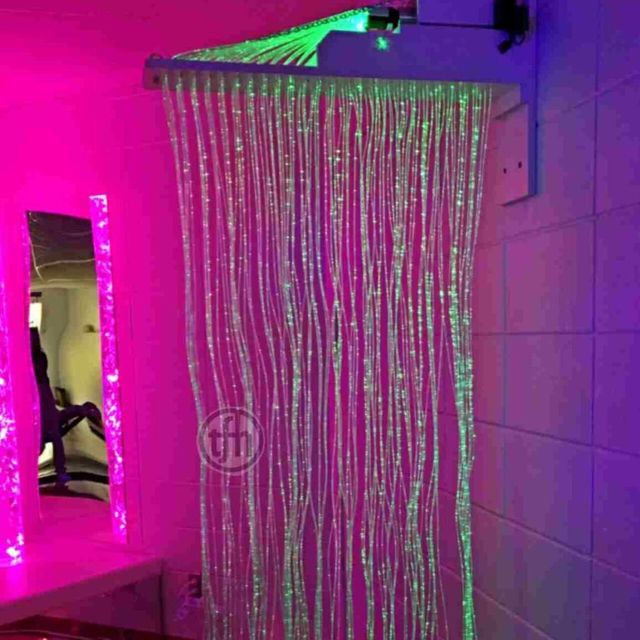 Fiber Optic Suspended Waterfall Lights